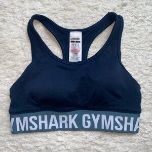 New Gymshark Navy Blue Sports Bra Top Gym Workout Small lululemon alo yoga